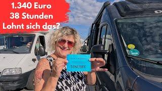  Mit dem Wohnmobil auf die Kanarischen Inseln. Unsere Fährfahrt nach Teneriffa. Alle Informationen