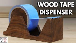 Simple Woodworking Projects: Diy Wooden Tape Holder