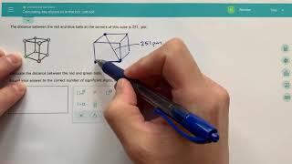 ALEKS - Calculating Key Distances in the BCC Unit Cell