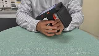PDA UHF RFID Reader Long Range Handheld Terminal Barcode Scanner 1D/2D Barcode Reader