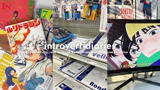 introvert diaries: jp manga unboxing, look back, jjk series finale, baking cupcakes, anime + study !