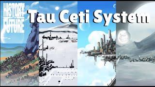 History of the future: The Tau Ceti Star system survey