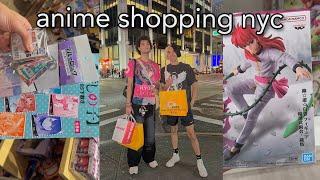 anime shopping in nyc: figures, blind bags, manga w/@TacoFlacko