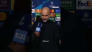 Pep Guardiola reacts after Manchester City’s loss to Juventus ️