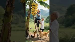Banana Harvest #village #banana #villagelife #villagevlog #farming #farmer #farm #farmlife
