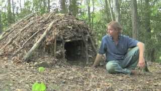 Survival Skills - Debris Shelter - Earth School