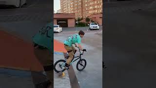 #BMX Riding in a skatepark #shorts