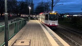 Stadtbahn-Dortmund. B80D auf der U45 Zwischen Stadion und Fredenbaum