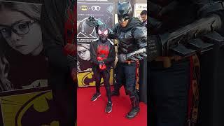 Spiderman Vs. Batman Web Shooter Live #Spiderman #India #Comiccon2024