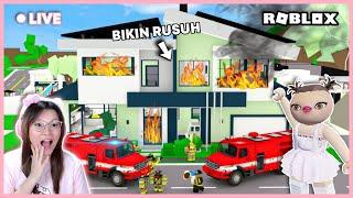 RUSUHIN RUMAH ORANG RANDOM ?!!  [BROOKHAVEN ROBLOX INDONESIA]