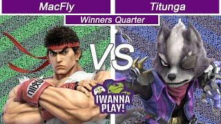IWanna Smash 62 - MacFly (Ryu) Vs Titunga (Wolf) - Winners Quarter