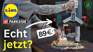 TISCHBOHRMASCHINE von PARKSIDE für 89 EURO? DAS übertrifft alles! | Jonas Winkler