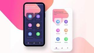 Modern UI design | Modern Dashboard UI Design Android IOS | Design with basics for beginners #7