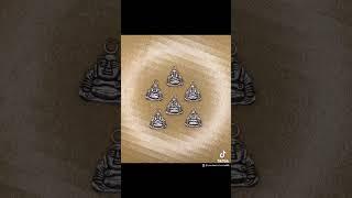 Tibetan silver Buddha charm set of 6. Become awakened with peaceful charms. Shop Twincharms66.com