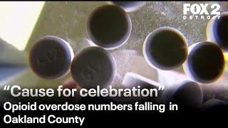 Opioid overdose numbers falling in Oakland County