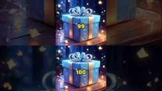 99 vs 100 choose only one gift  #shorts #giftedinsights #chooseyourgift