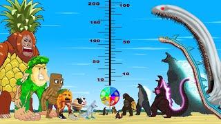 If GODZILLA & KONG vs ALL ORIGIN STORIES OF ITALIAN BRAINROT AI ANIMAL | Godzilla & Brainrot Cartoon