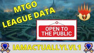 MTGO LEAGUE DATA IS NOW PUBLIC!