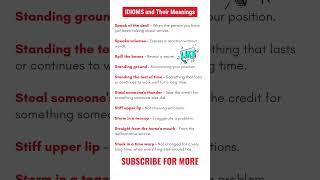 Top 15 idioms and phrases | idoms |phrases | idioms and phrases in english #idioms #phrases #shorts