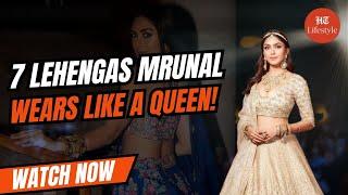 Mrunal Thakur’s Ethnic Fashion Stunning Lehengas & Sarees Redefine Trends!