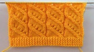 Beautiful Cable Knitting Stitch Pattern Gents/Ladies Sweater