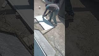 how to cut an open sinkhole into a granite tile#sinkhole#cuttingskills#tiling#kitchen#countertop