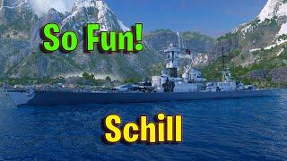 Meet The Schill! Tier 7 German Cruiser in World of Warships Legends!