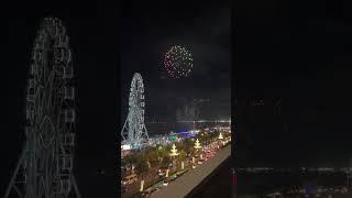 Fireworks display by SM MoA. View from Conrad’s C Lounge. 01012023 #2023 #newyear #happynewyear