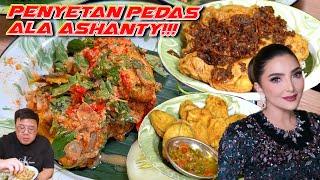 ASHANTY JUALAN AYAM PENYET SUPER PEDAS!! HARGA MULAI DARI 15 RB AJA MAKANANNYA..