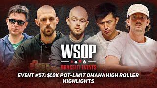 WSOP $50K PLO High Roller Highlights! $2,146,414 On the Line!
