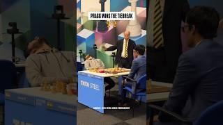 Pragganandha wins The TATA STEEL MASTERS CHESS 2025 #chess #gukesh #praggnanandhaa #shorts