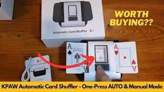 Worth It? KPAW Automatic Card Shuffler - One Press AUTO & Manual Mode, for 1-2 Decks, Low Noise