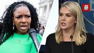Karoline Leavitt hits back after Rep. Jasmine Crockett says Trump supporters are 'mentally ill'