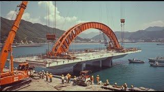 Biggest Bridge Construction Process - Modern Heavy Duty Bridge Equipment #26