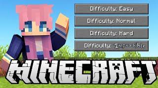 Minecraft on  Impossible  Difficulty