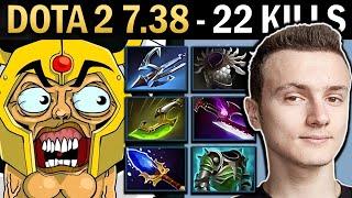 Legion Commander Gameplay Miracle with 22 Kills and Harpoon - Dota 2 7.38