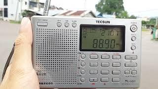 BBC World Service FM 88.9MHz (Singapore) received in Kluang, Johor, Malaysia
