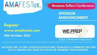 2024 AmafestUK Sponsors - Amazon Sellers Conference in Brighton