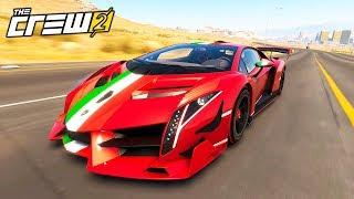 КУПИЛ LAMBORGHINI VENENO ЗА 925.000$! АВАРИЯ НА СКОРОСТИ 400 КМ/Ч И СЕКРЕТНЫЕ ТАЧКИ В THE CREW 2