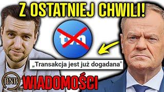 Z Ostatniej Chwili! TVN SPRZEDANE? Media Nagle UDERZAJĄ w Tuska