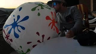 mega big beachball inflate (2)