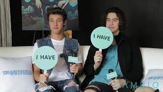 Cameron Dallas & Nash Grier Play Never Have I Ever