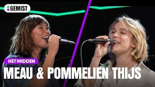 Meau en Pommelien Thijs spelen hun nieuwe single Het Midden live bij 538  | 538 Gemist