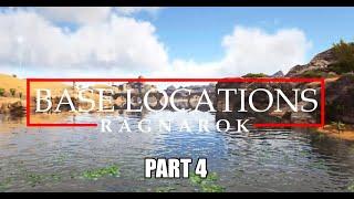 Top 10 Base Locations Ragnarok Pt 4/5 | Ark Survival Evolved | Official