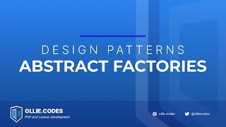 The Abstract Factory Pattern - Design Patterns in PHP