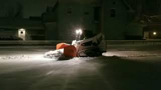 Plowing snow winter storm Harper