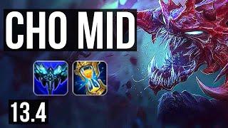 CHO'GATH vs VLADIMIR (MID) | 12/1/7, 1200+ games, Legendary, 900K mastery | KR Master | 13.4