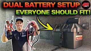 SIMPLE, AFFORDABLE Dual battery setup that works! EASY DIY 12V tips you’ve NEVER seen before!