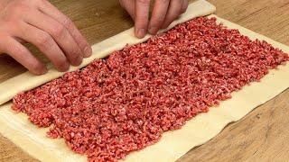 Do you have puff pastry and minced meat? Great idea for a snack! I cook three times a week!