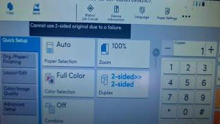 How To Fix Duplex Printing Error On Kyocera 4054ci Printer | 2-Sided Printing Failure